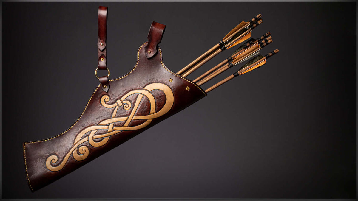Making a Leather Quiver - PDF Pattern - Dark Horse Workshop