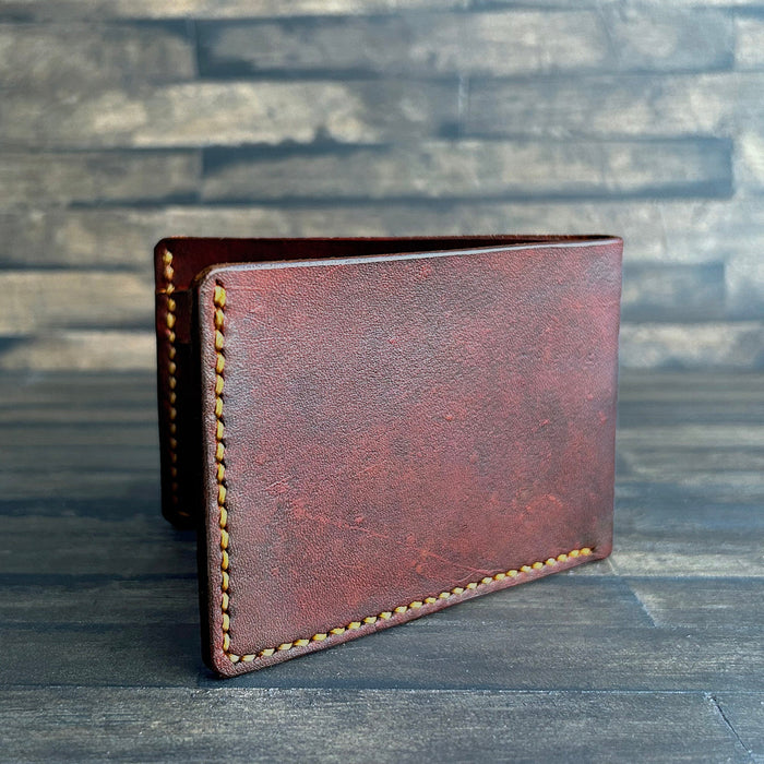 Leather Bifold Wallet Pattern - PDF SVG LASER - Dark Horse Workshop