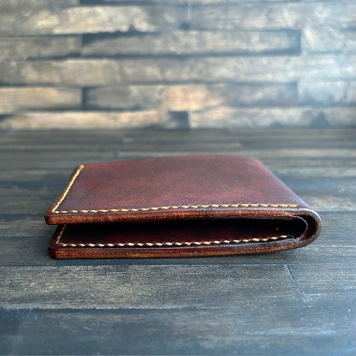 Leather Bifold Wallet Pattern - PDF SVG LASER - Dark Horse Workshop
