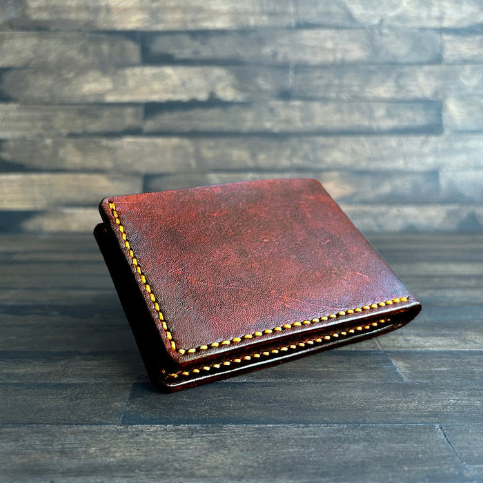 Leather Bifold Wallet Pattern - PDF SVG LASER - Dark Horse Workshop