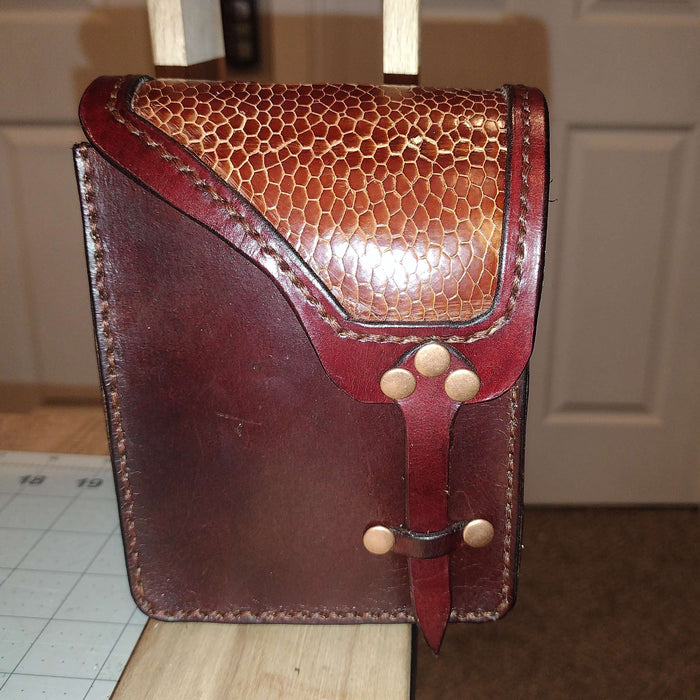 Offset Strap Pouch Pattern 1 - PDF SVG Laser - Dark Horse Workshop