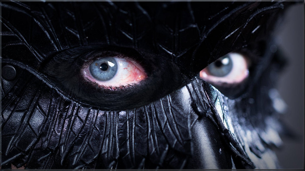 Raven Mask Pattern - Bird Mask - PDF SVG Laser - Dark Horse Workshop