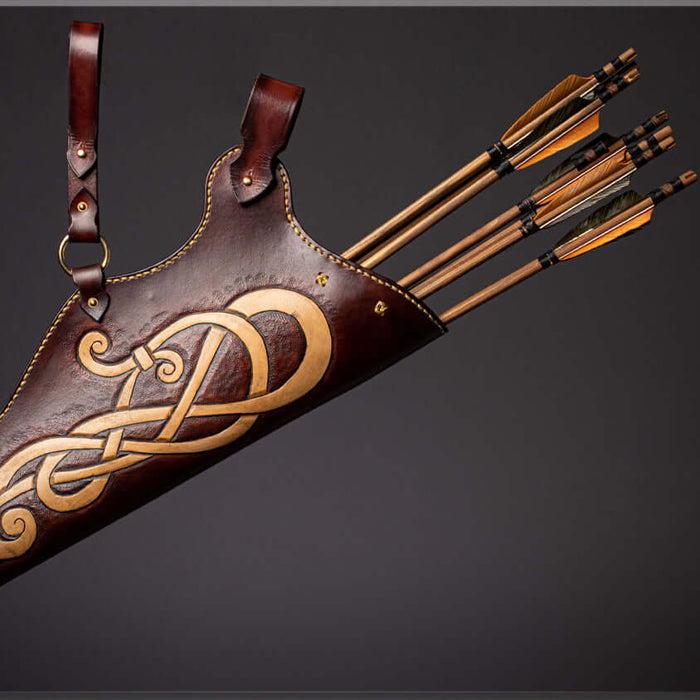 Making a Leather Quiver  - PDF Pattern - Dark Horse Workshop