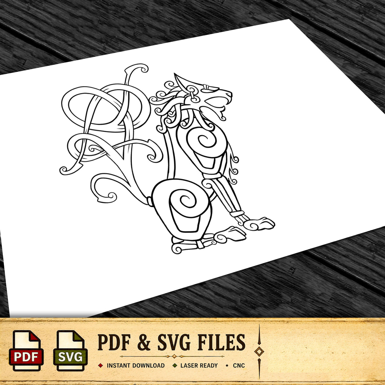 Viking Cat Artwork