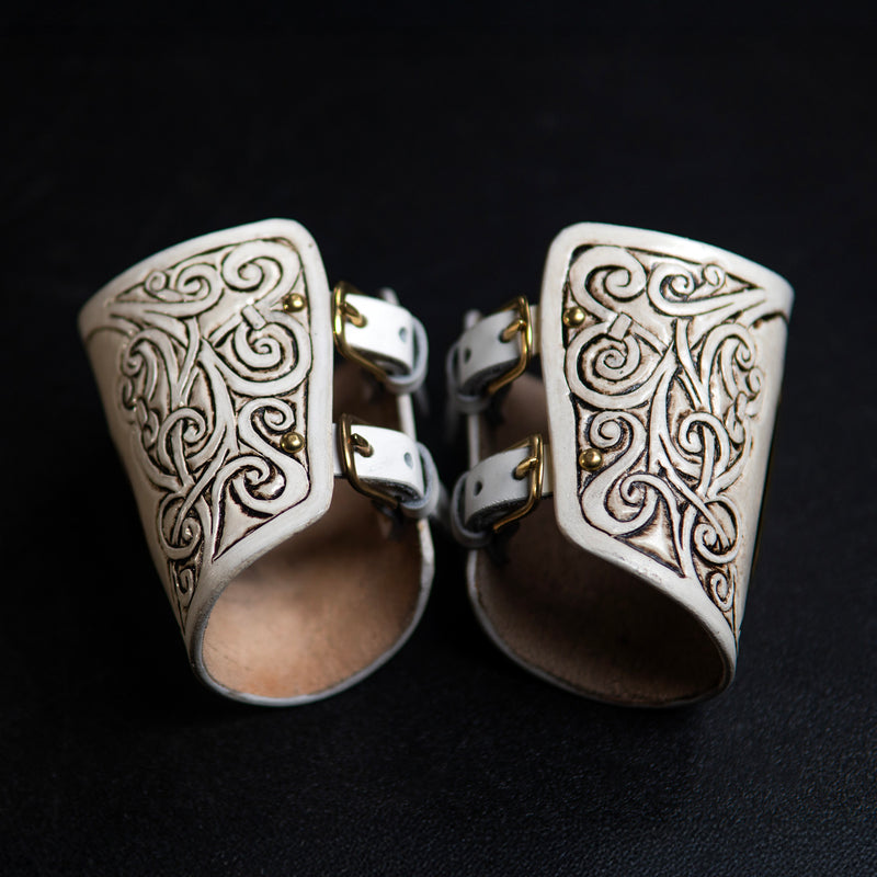 Leather Bracer Pattern - Knotwork - PDF SVG LASER