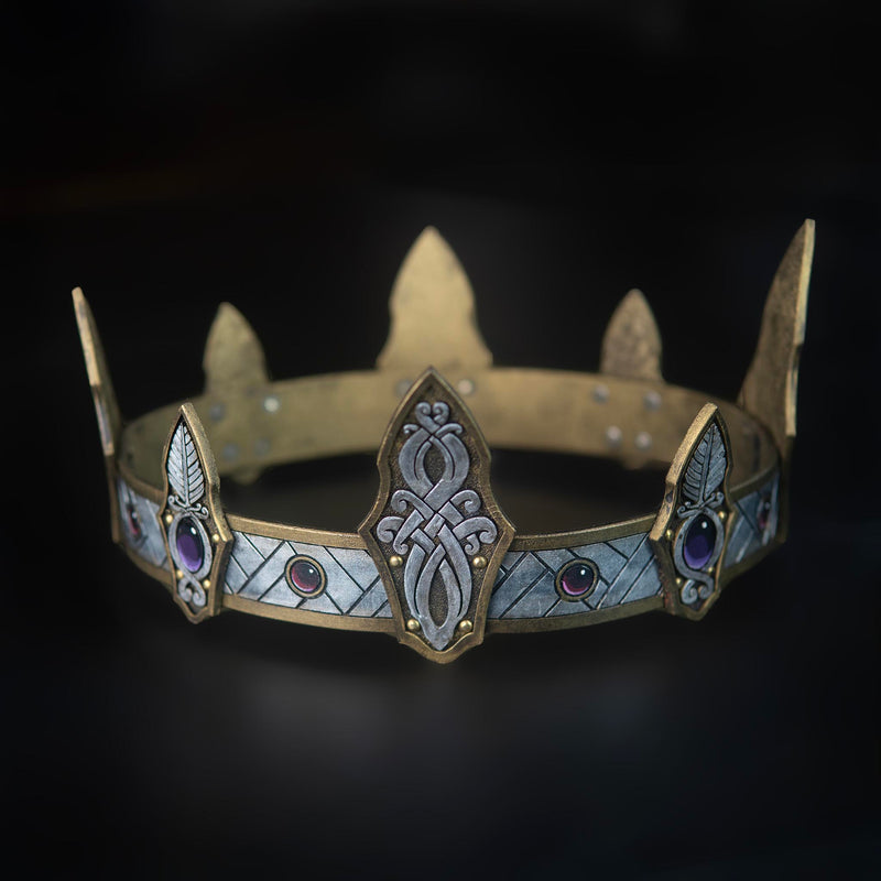 Leather Crown Pattern - Knotwork - PDF SVG LASER