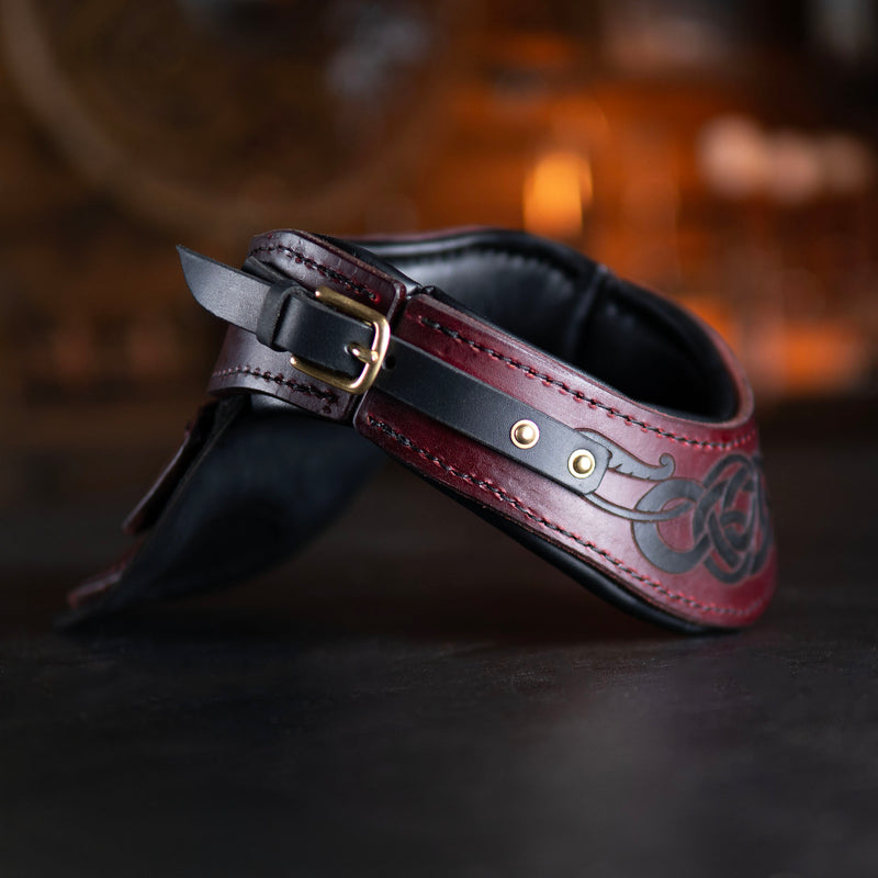 Leather Gorget - Wax Hardened Leather
