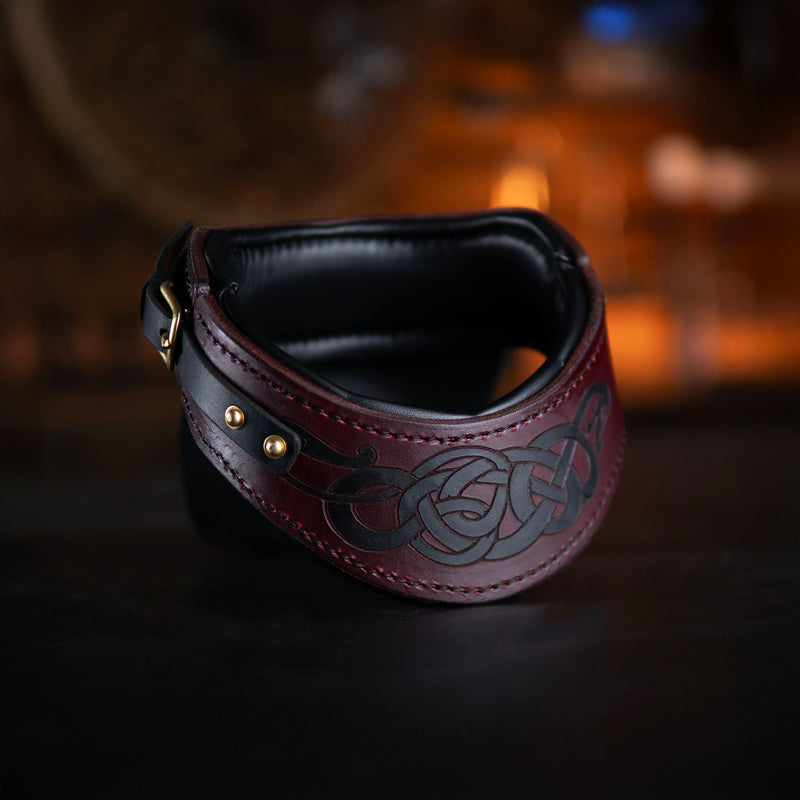 Leather Gorget - Wax Hardened Leather