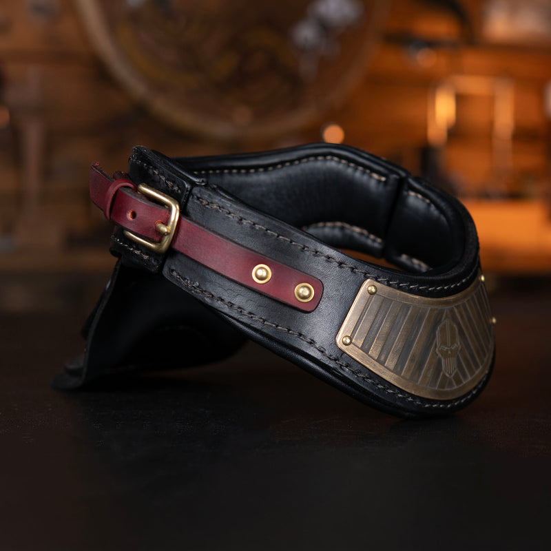 Leather Gorget - Wax Hardened Leather