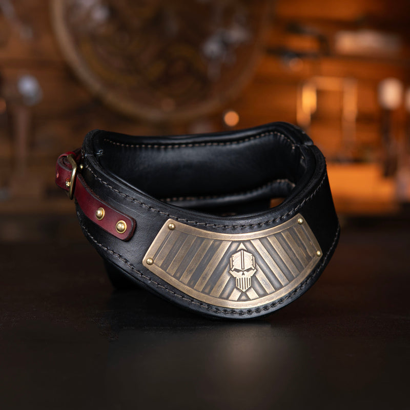 Leather Gorget - Wax Hardened Leather