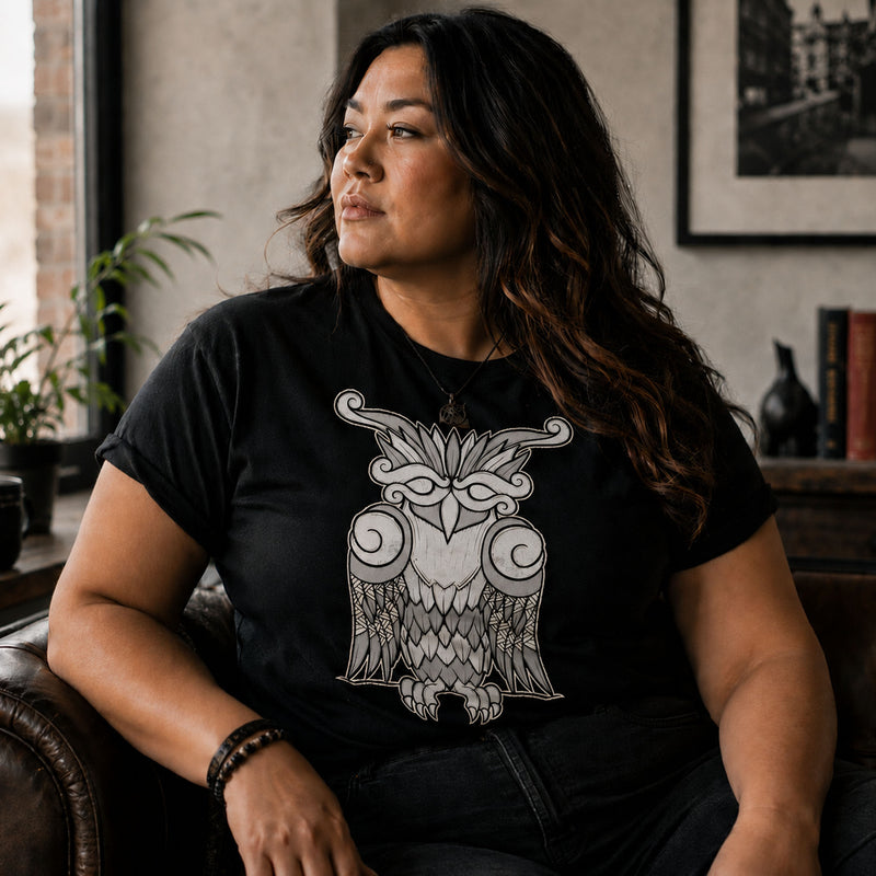 Viking Owl T-Shirt | Premium Tri-Blend