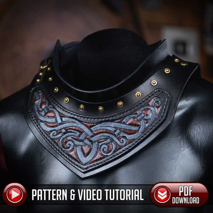 Leather Gorget Pattern 2 - Leather Armor | Dark Horse Workshop
