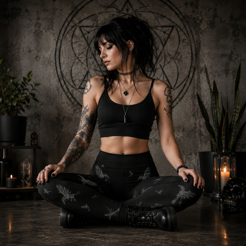 Viking Raven Leggings