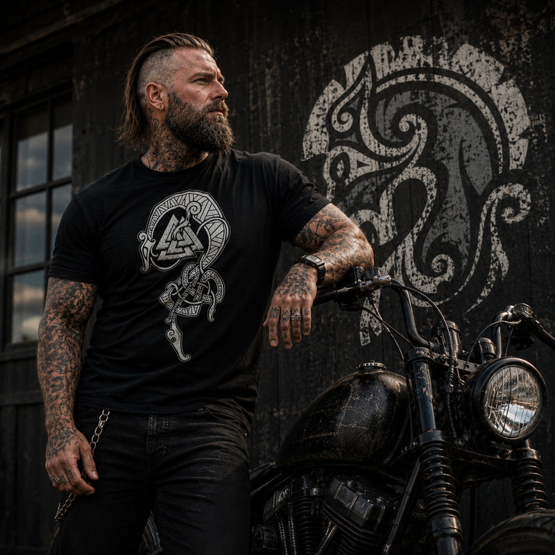 Viking Serpent & Valknut T-Shirt