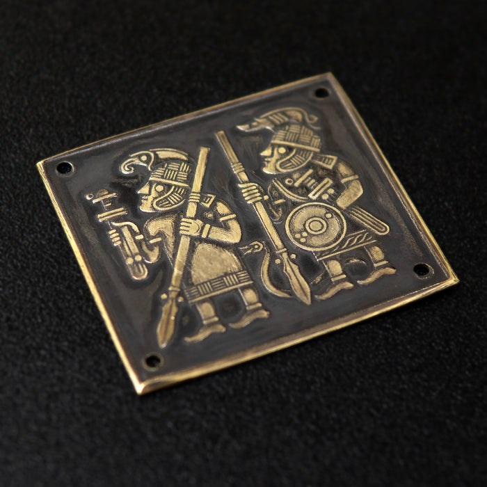 Custom Belt and Helm Plaques - Nickel Silver / Bronze / Brass