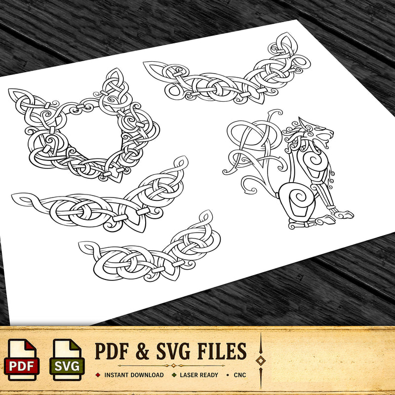 Viking Art Pack 22 | PDF + SVG