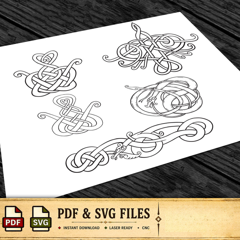 Viking Art Pack 26 | PDF + SVG