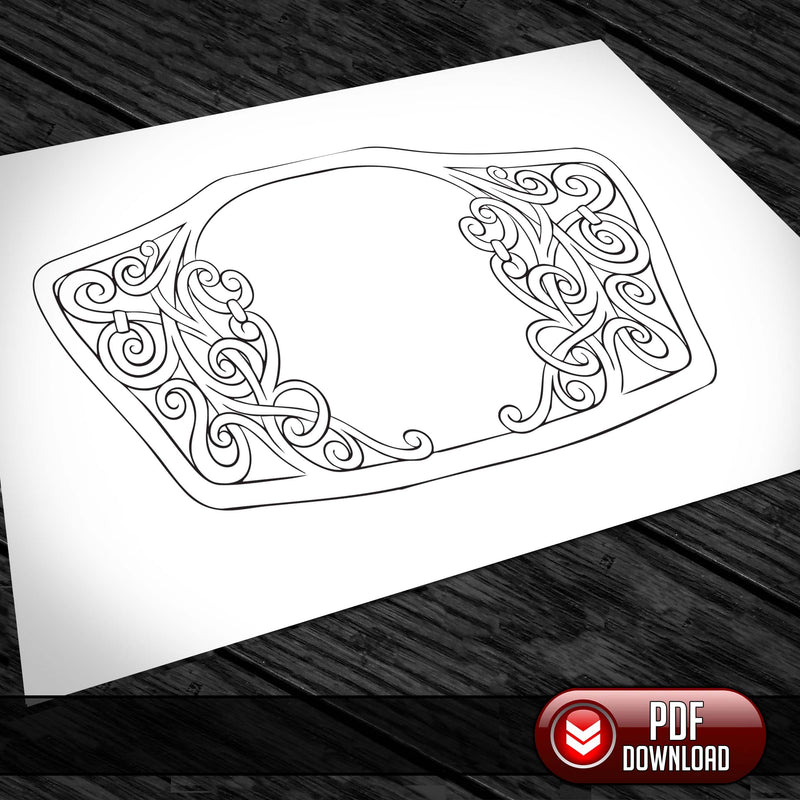 Viking Art Pack 28 - PDF + SVG Laser