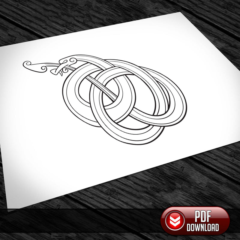 Viking Art Pack 28 - PDF + SVG Laser