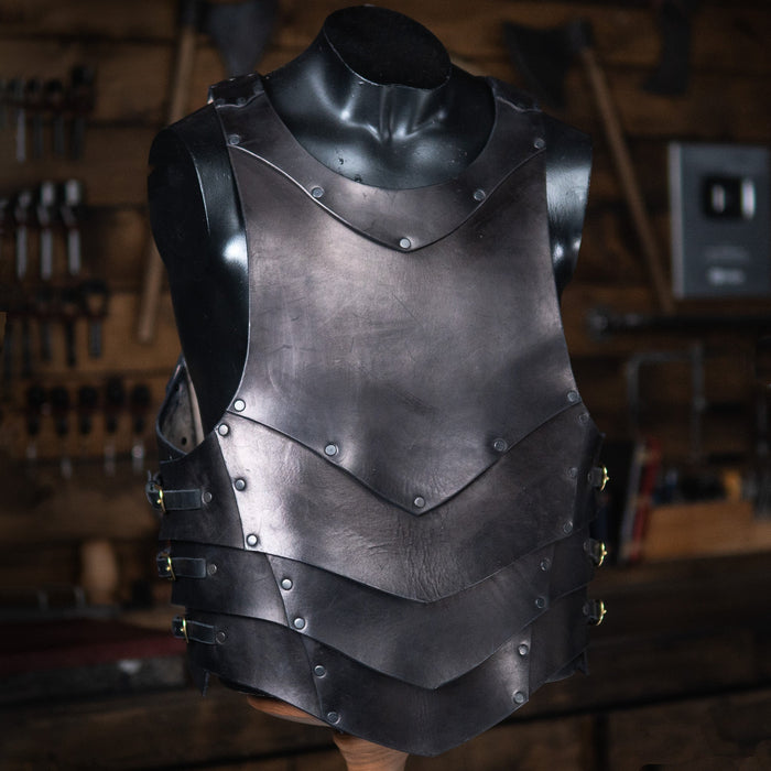 Leather Cuirass Pattern 2 - Leather Armor - PDF SVG LASER - Dark Horse Workshop