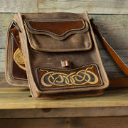 Leather Satchel Pattern / Bag Pattern - Viking Artwork - PDF SVG LASER - Dark Horse Workshop