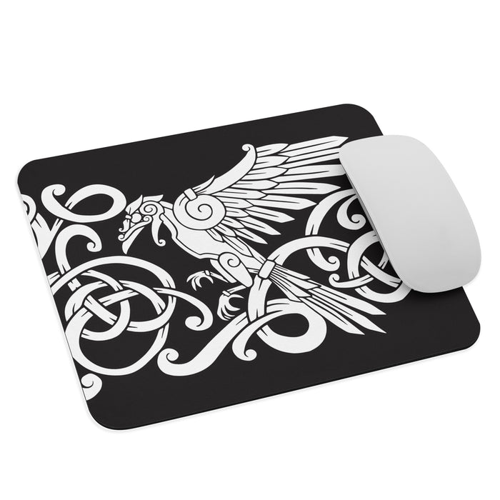 Mouse pad - Viking Raven and Knotwork