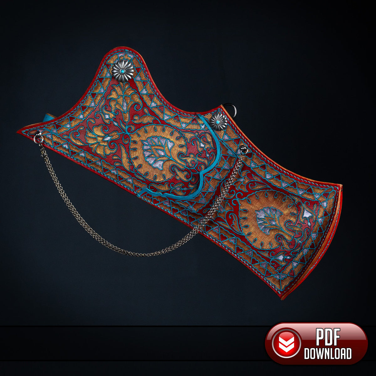 Ottoman Quiver Pattern - Tirkes - PDF SVG | Dark Horse Workshop