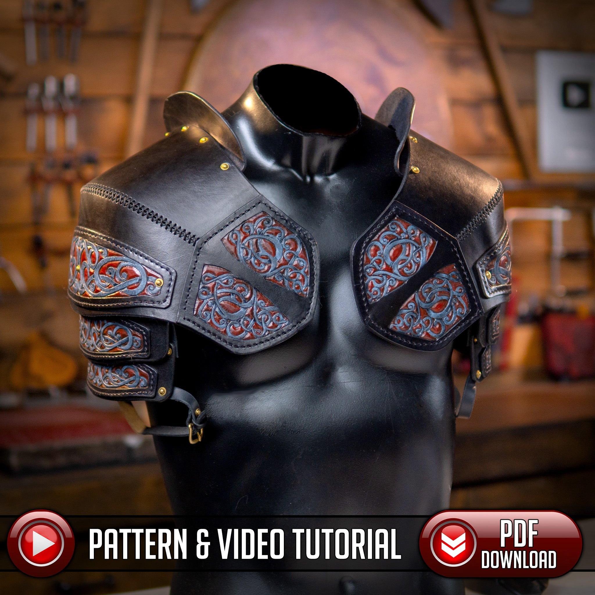 Armor Patterns Leather Armor Patterns Amazon.com: Medieval Leather Samurai Armor For