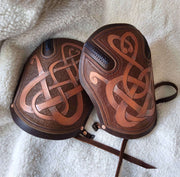 Shoulder Armor Pattern / Spaulder Pattern - Leather Armor - PDF SVG Laser - Dark Horse Workshop
