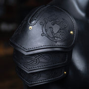 Shoulder Armor - Spaulders - Pauldrons - Leather Armor - Dark Horse Workshop
