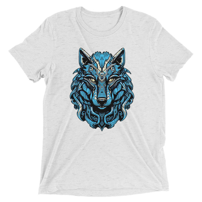Blue Moon Wolf - Tri-Blend T-Shirt Design | Dark Horse Workshop