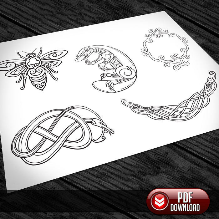 Viking Art - All Artwork @ 25% off - PDF + SVG - Laser - Dark Horse Workshop