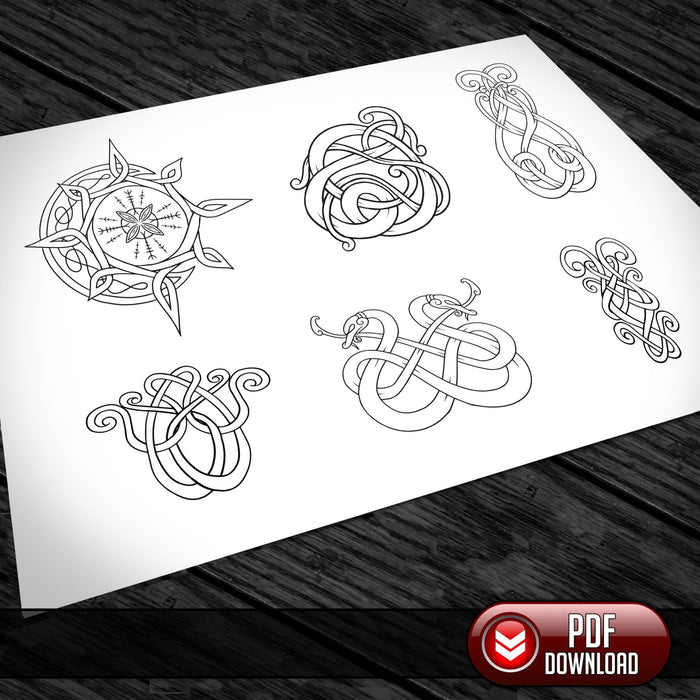 Viking Art - All Artwork @ 25% off - PDF + SVG - Laser - Dark Horse Workshop