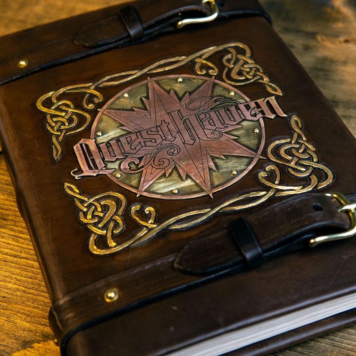 Large Leather Book Pattern | Viking Knotwork | Dark Horse Workshop