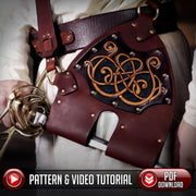 Baldric Pattern - Viking / Celtic Knotwork - PDF SVG LASER - Dark Horse Workshop