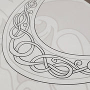Demi Gauntlet Pattern - Viking / Celtic Knotwork - PDF SVG LASER - Dark Horse Workshop