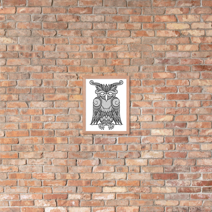 Viking Owl Framed Poster | Dark Horse Workshop