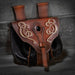 Fantasy / Medieval Leather Belt Pouch | Viking / Celtic Knotwork - Dark Horse Workshop