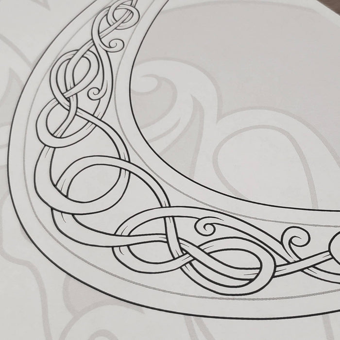 Demi Gauntlet Pattern - Viking / Celtic Knotwork | Dark Horse Workshop