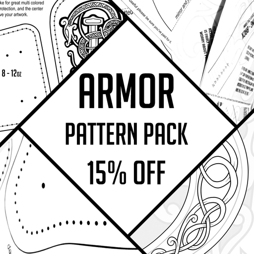 Leather Armor Patterns Pack @ 15% Off - PDF SVG LASER - Dark Horse Workshop