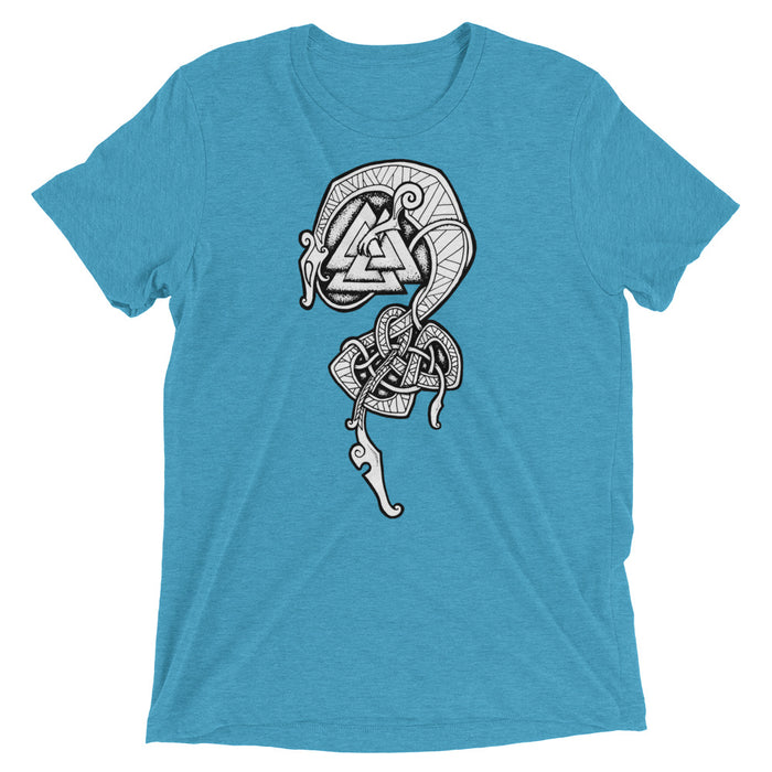 T-shirt Viking Serpent et Valknut - Né du sang