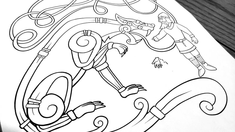 Viking Art Pack 10 - PDF + SVG Laser - Dark Horse Workshop