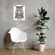 Viking Owl Framed Poster | Dark Horse Workshop - Dark Horse Workshop