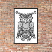 Viking Owl Framed Poster | Dark Horse Workshop - Dark Horse Workshop