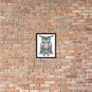 Viking Owl Framed Poster | Dark Horse Workshop - Dark Horse Workshop