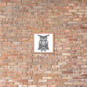 Viking Owl Framed Poster | Dark Horse Workshop - Dark Horse Workshop