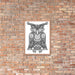 Viking Owl Framed Poster | Dark Horse Workshop - Dark Horse Workshop