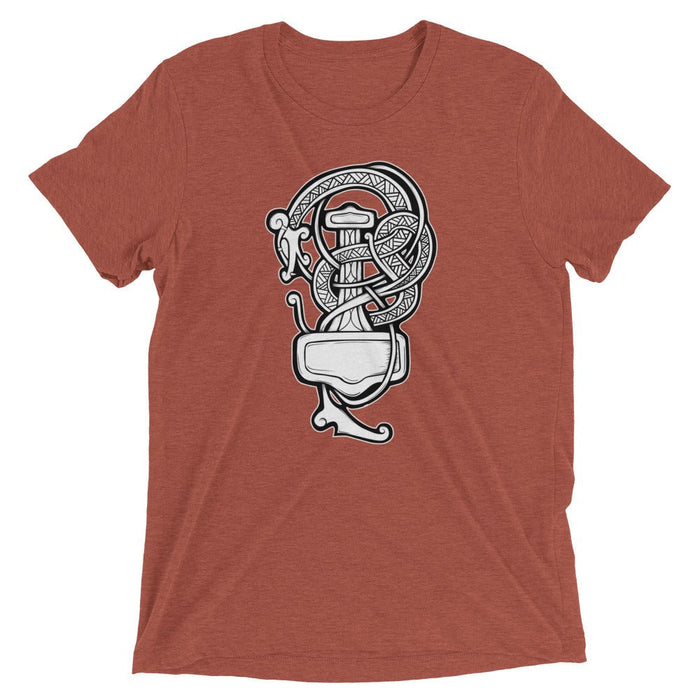 Viking Serpent and Thor's Hammer T-Shirt - Dark Horse Workshop