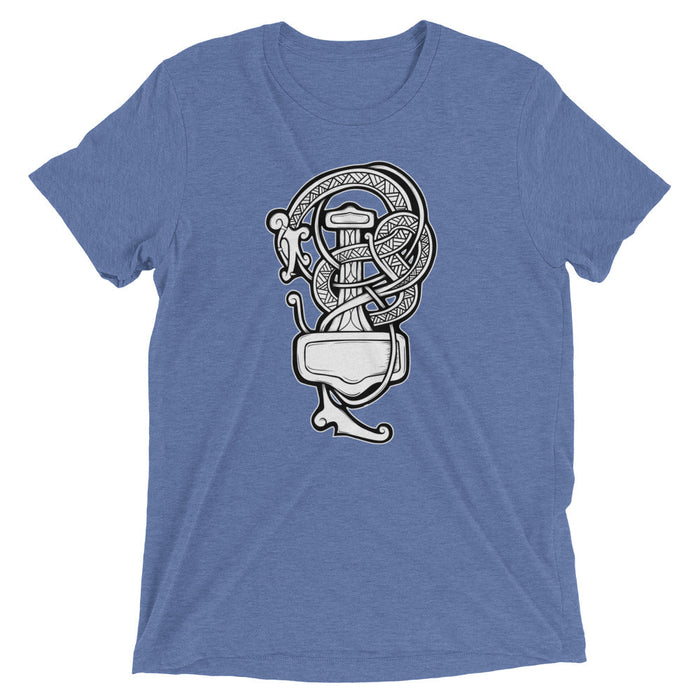 Viking Serpent and Thor's Hammer T-Shirt - Dark Horse Workshop