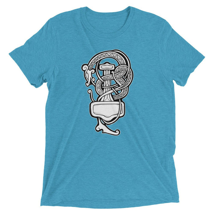 Viking Serpent and Thor's Hammer T-Shirt - Dark Horse Workshop